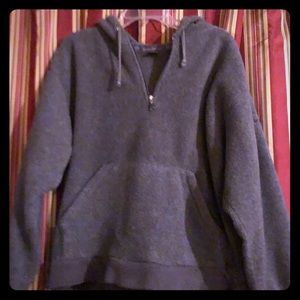 Banana Republic gray pullover hoodie. Size M.